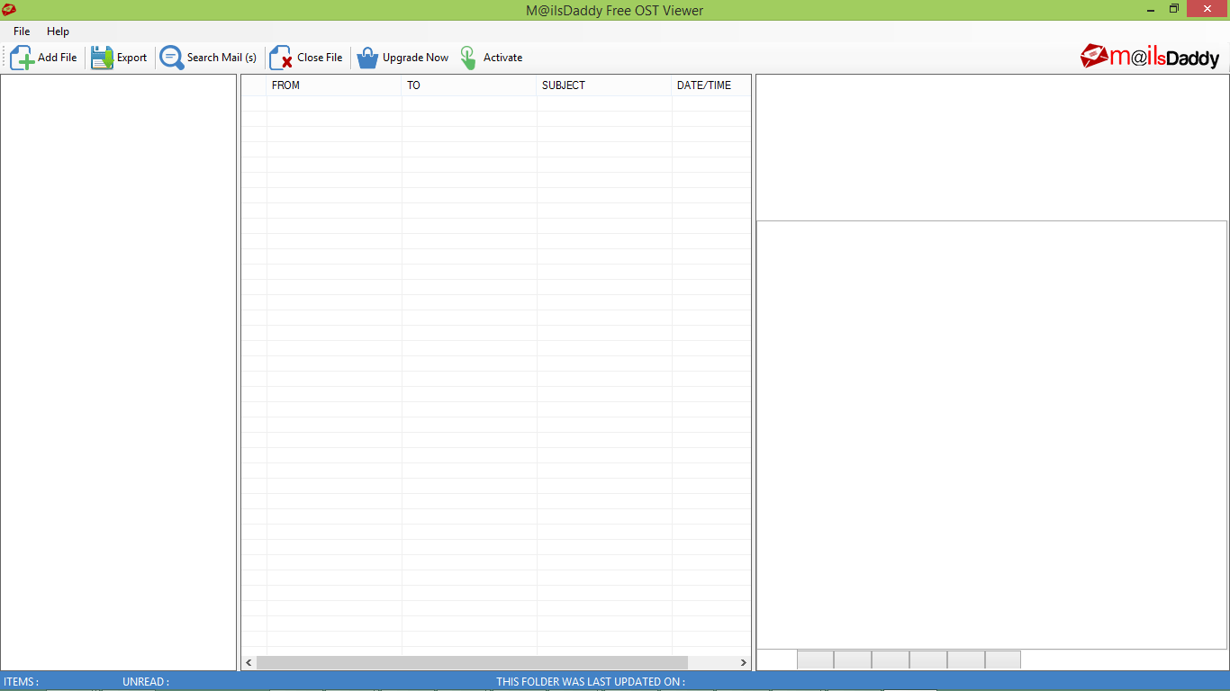 MailsDaddy Free OST File Viewer screenshot