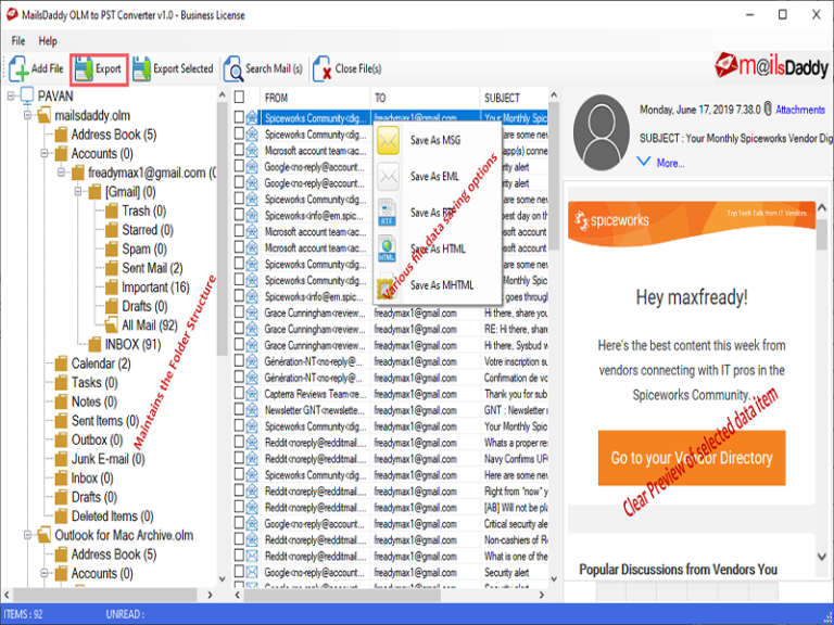 sysinfotools olm to pst converter demo limitations