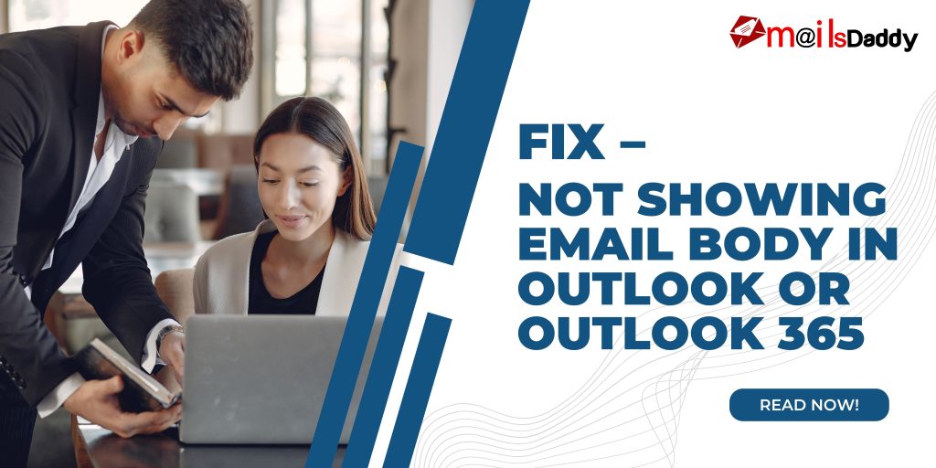 not showing email body in outlook
