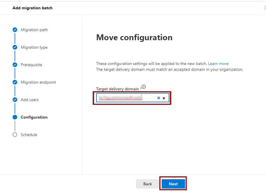 configuration delivery domain