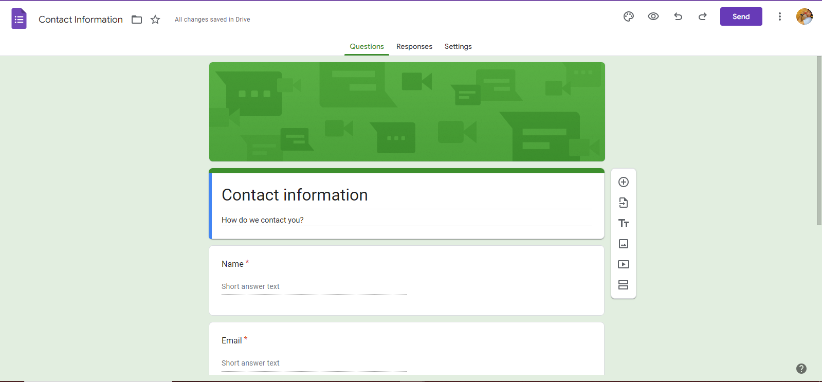 google-form-contact