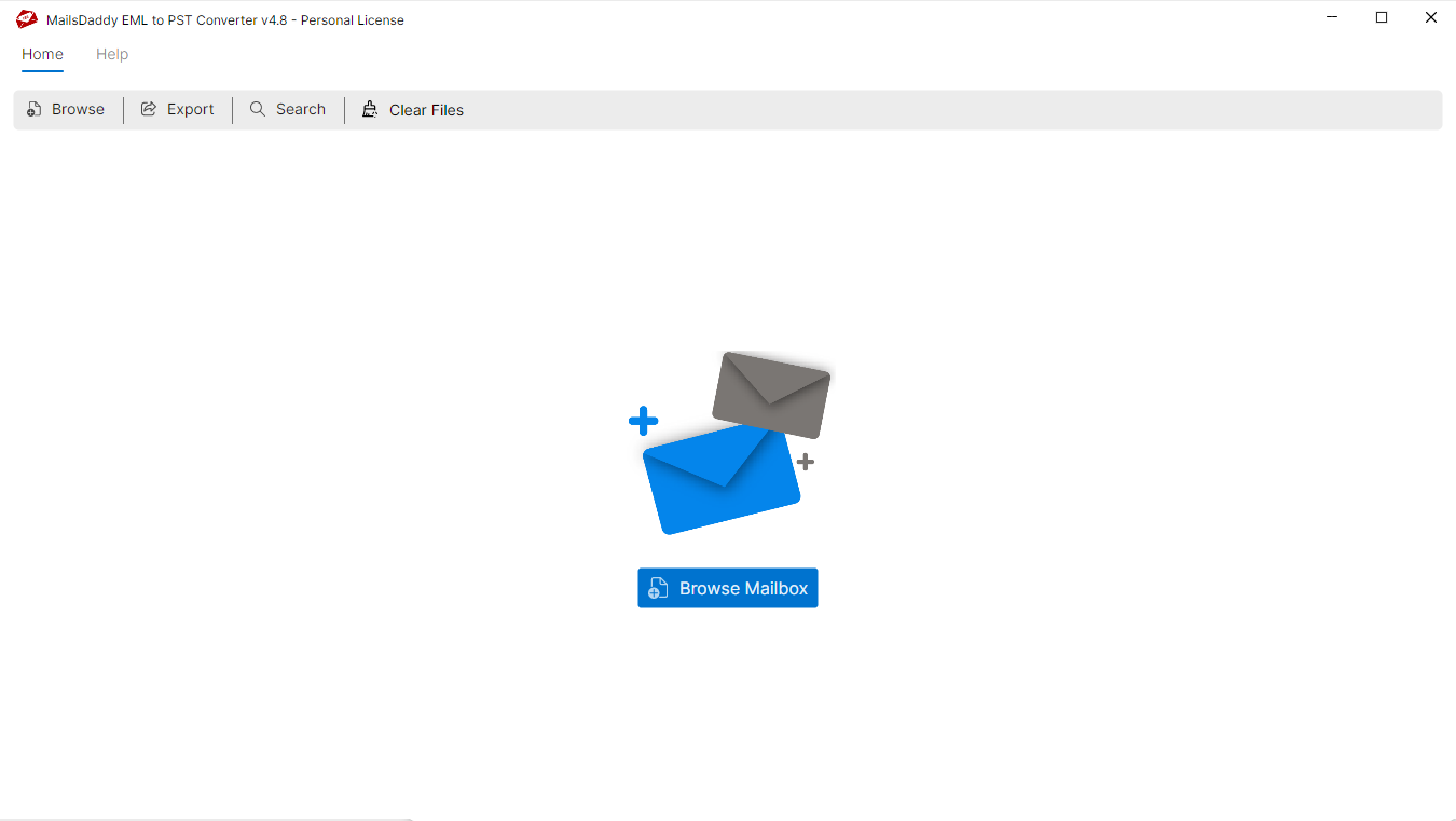 Step 01: Download & Launch the application — MailsDaddy Windows Live Mail to Outlook