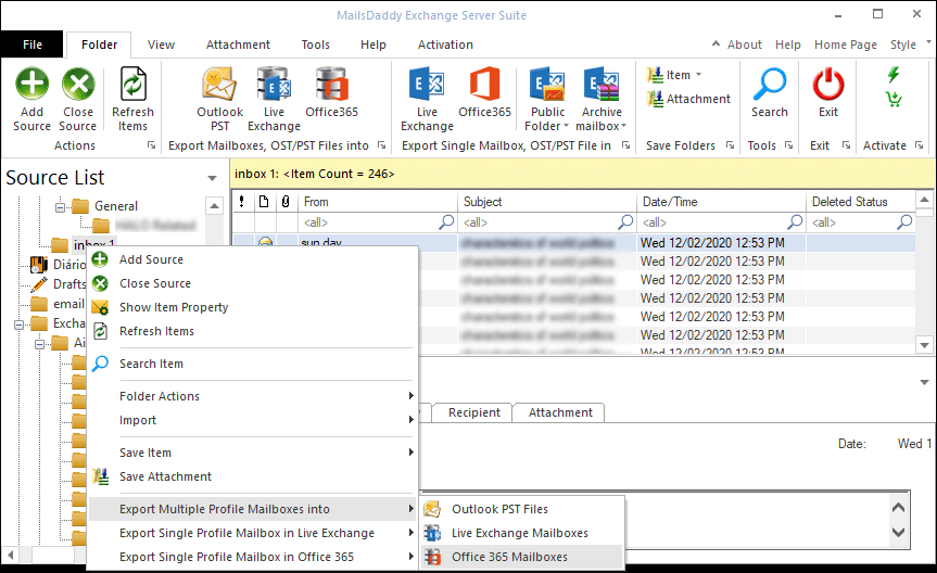 Step 02: Add Offline EDB or Connect Server — MailsDaddy Exchange Server Suite