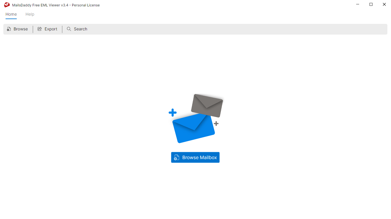 Step 01: Download & Launch the application — MailsDaddy Free EML Viewer