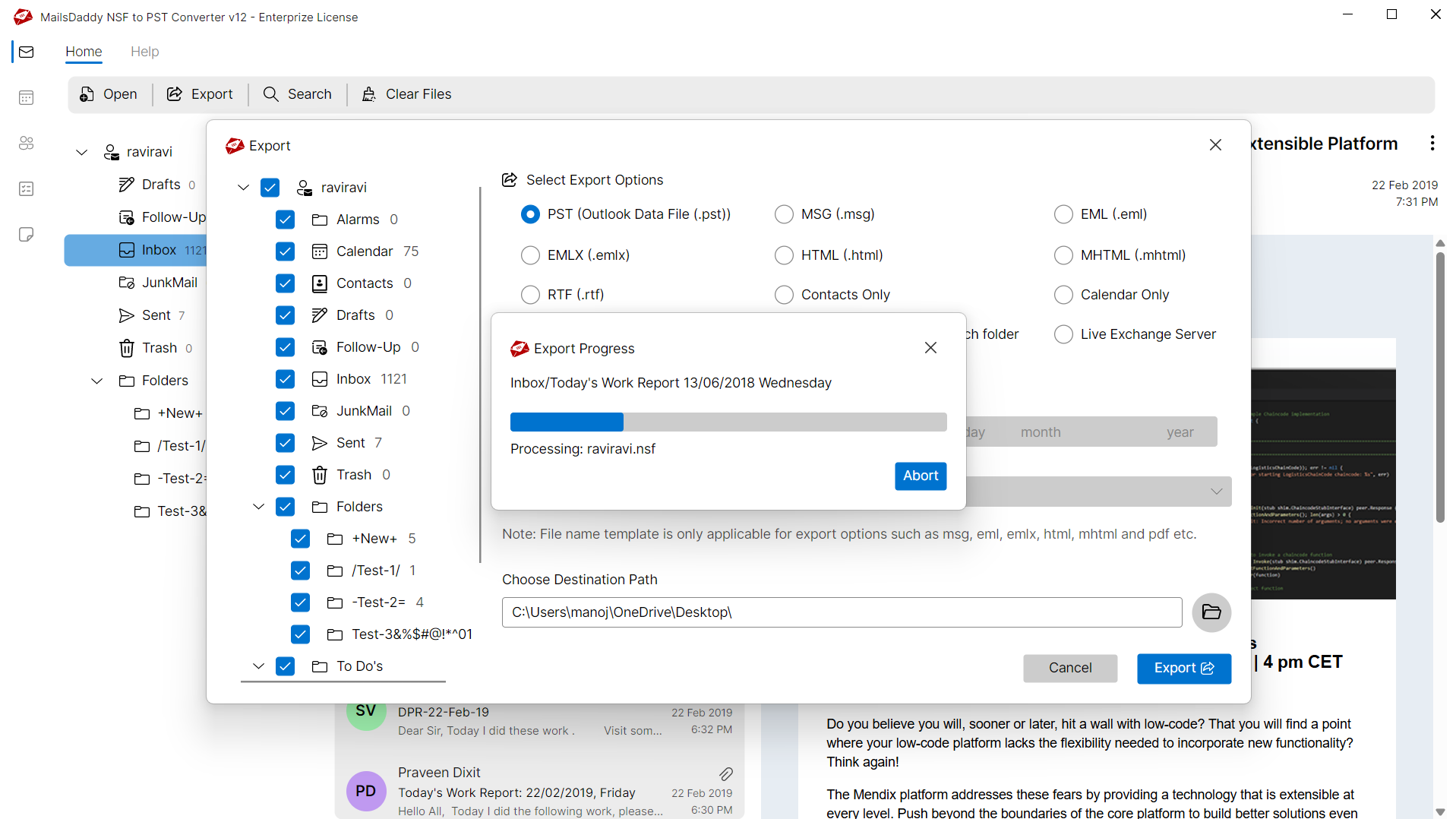 Step 01: Download & Launch the application — MailsDaddy NSF to MSG Converter