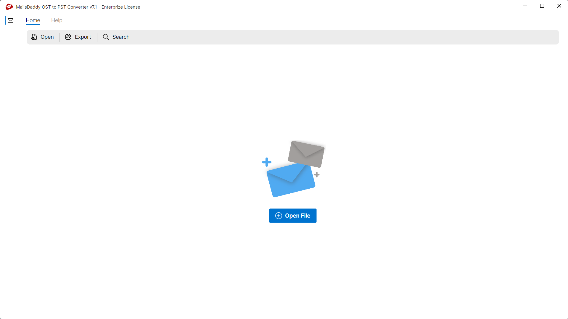 Step 01: Download & Launch the application — MailsDaddy Convert OST to MBOX