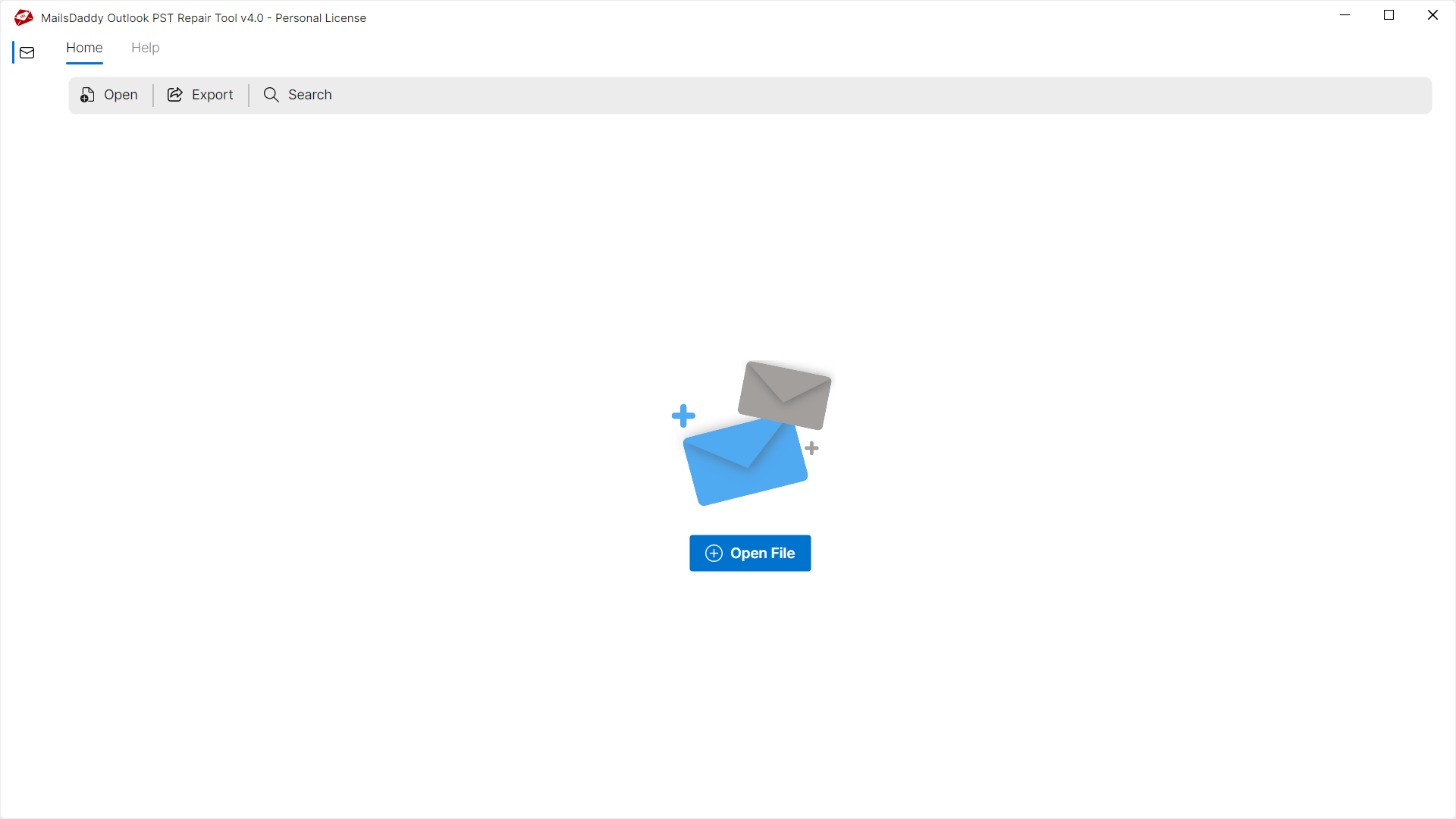 Step 01: Download & Launch the application — MailsDaddy Outlook PST Repair