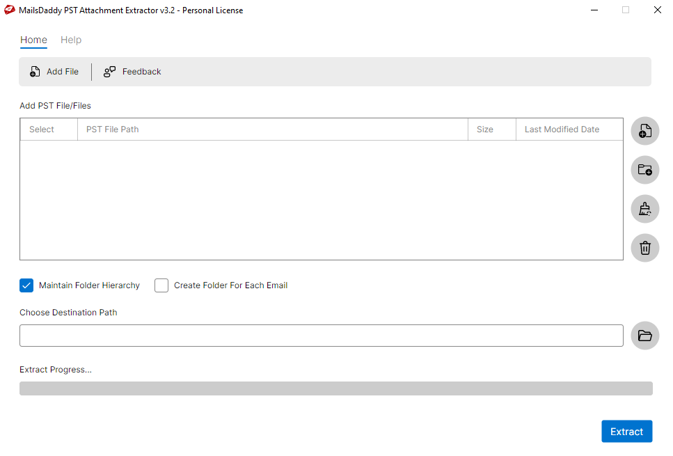 Step 01: Download & Open PST File(s) — MailsDaddy PST Attachment Extractor