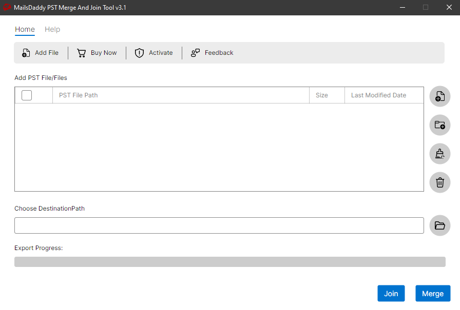 Step 01: Download & Launch the application — MailsDaddy PST Merge and Join Tool