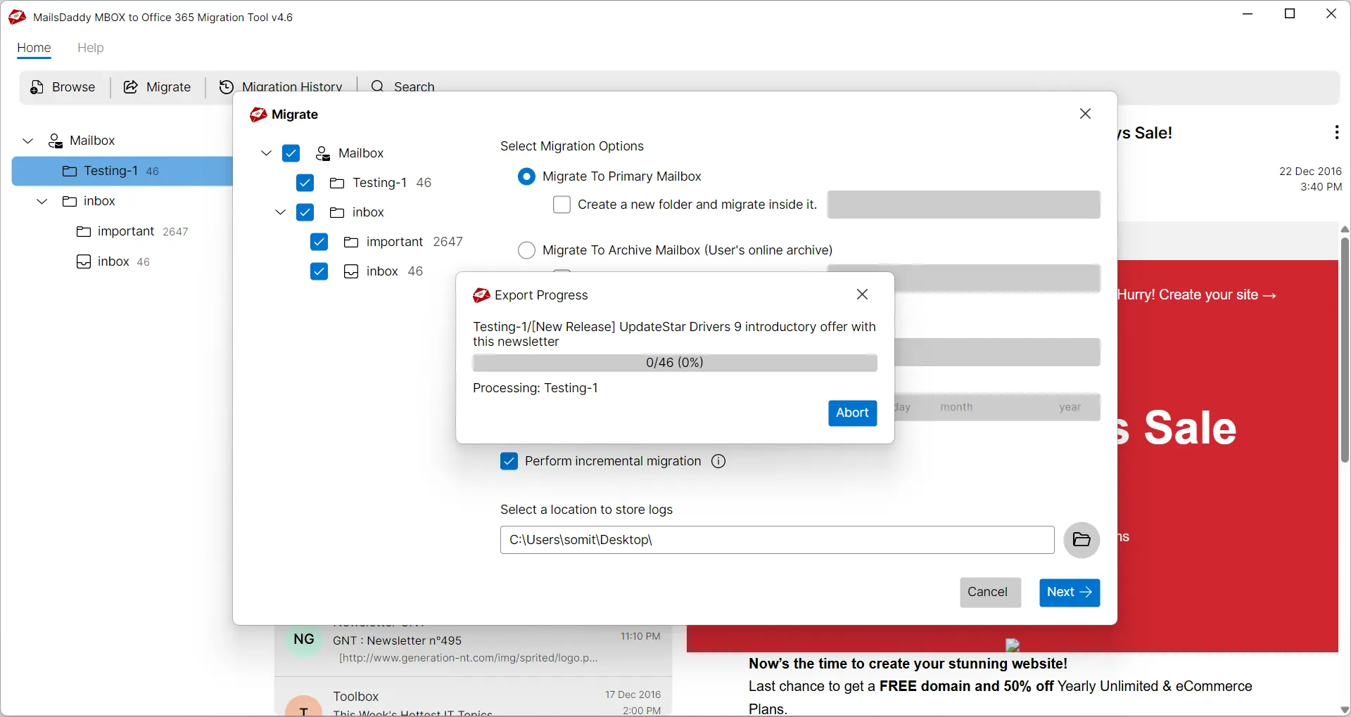 process window