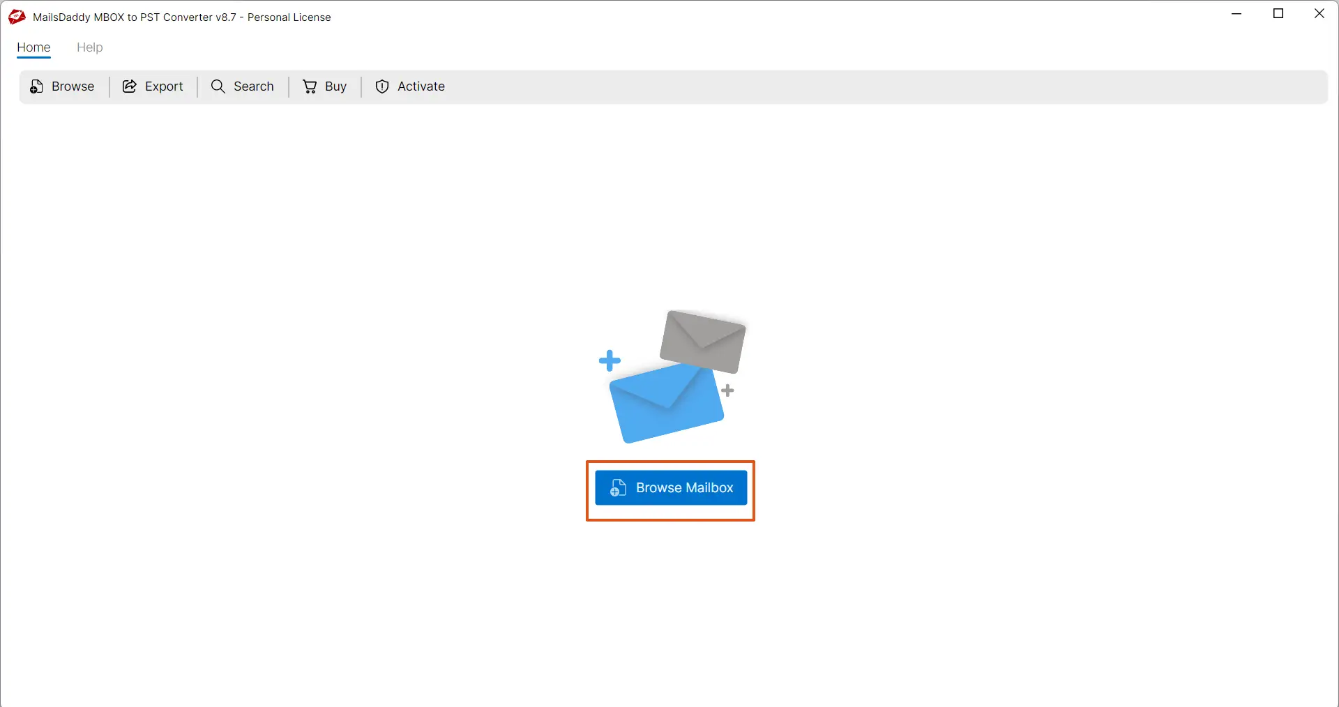 Step 01: Download & Launch Software — MailsDaddy Eudora to Outlook Converter