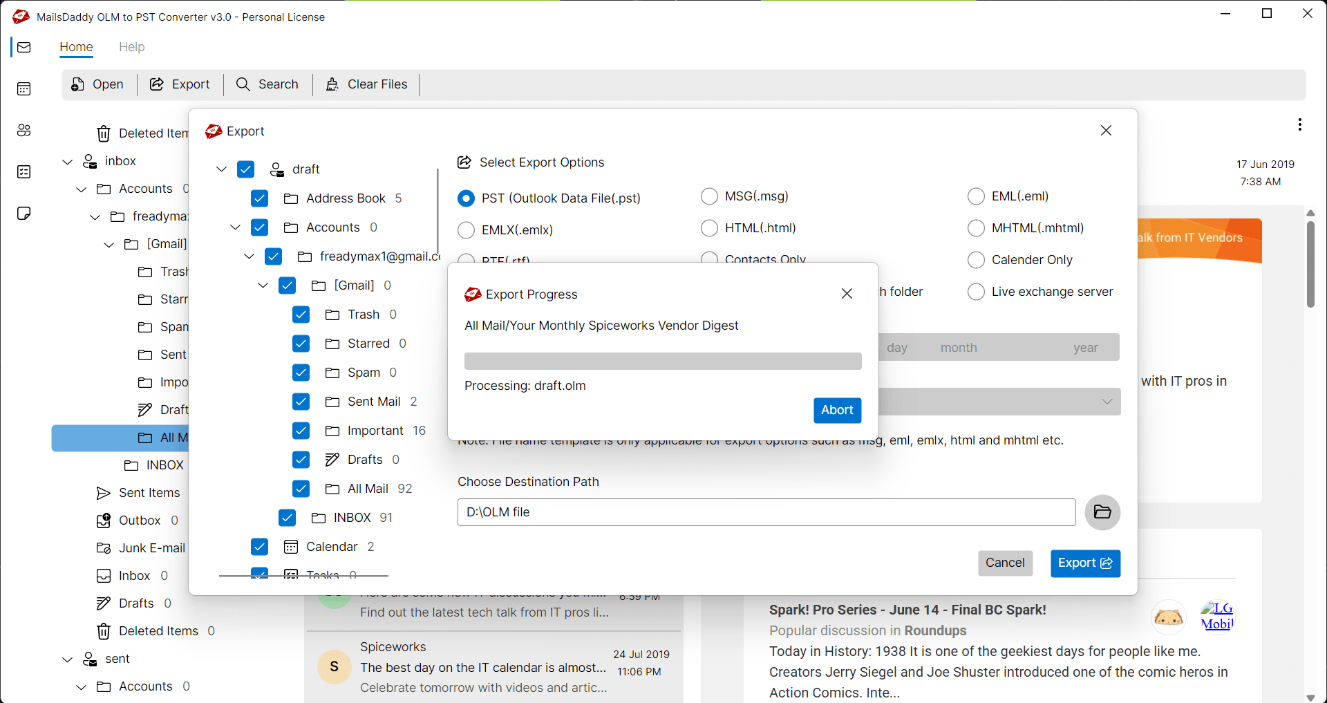 convert mac outlook to windows outlook pst
