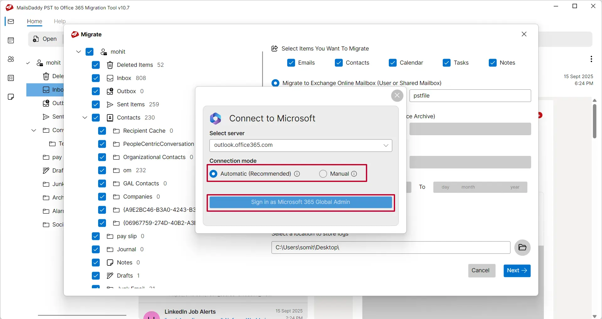 pst to office 365 migration