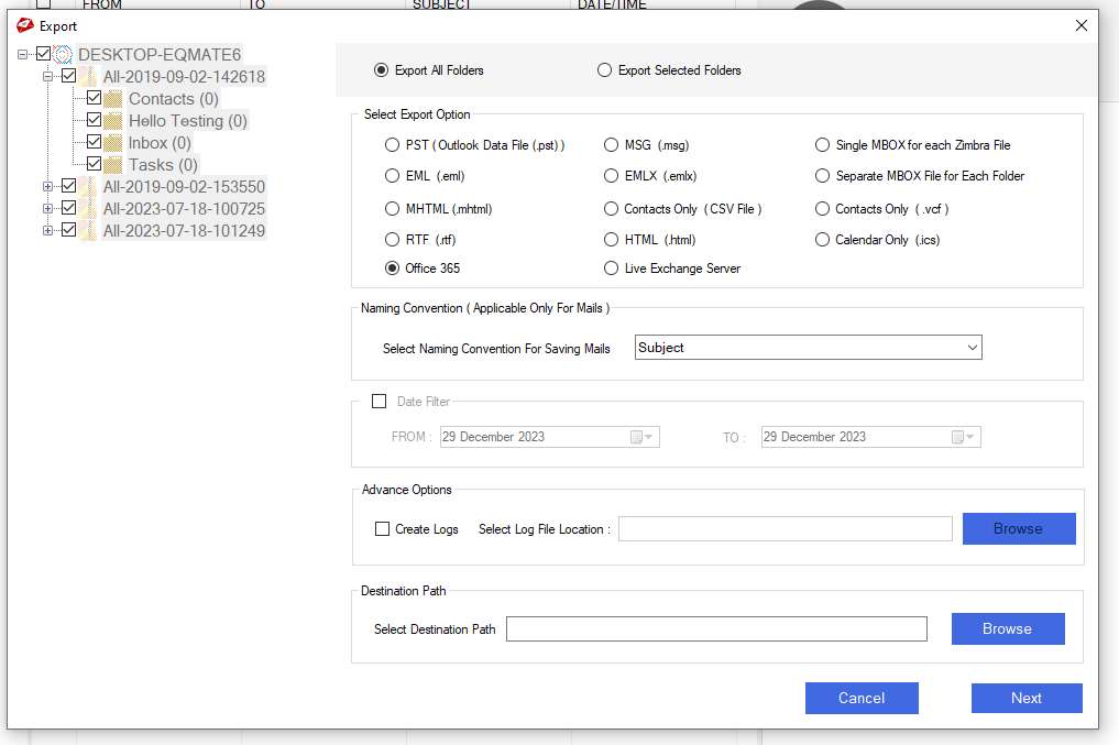 select office 365